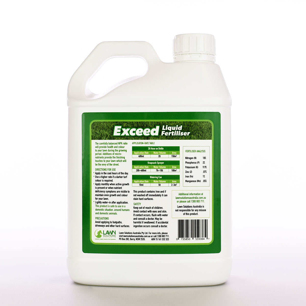 Exceed Liquid Fertiliser – Green Life Turf